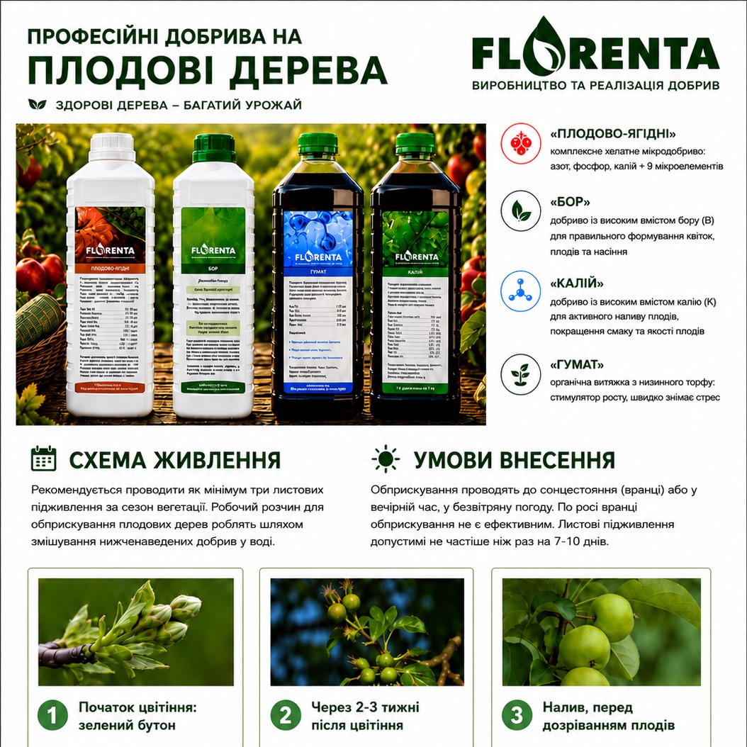 FLORENTA — Комплекс для саду та плодових культур
