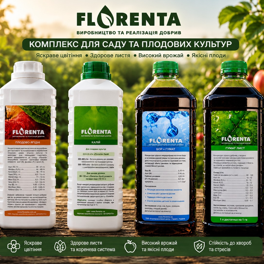 FLORENTA — Комплекс для ягідних культур
