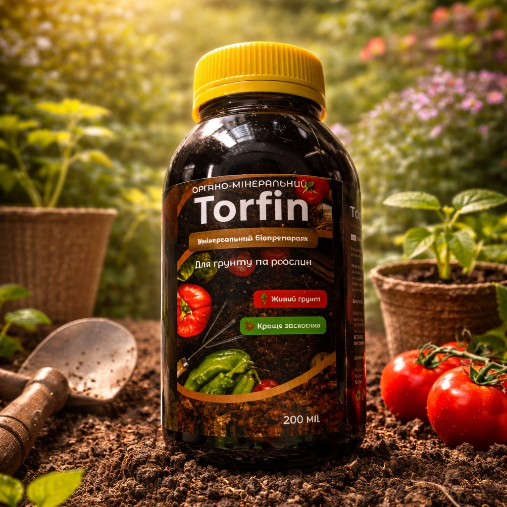 Torfin — Біопрепарат для ґрунту та кореневої системи