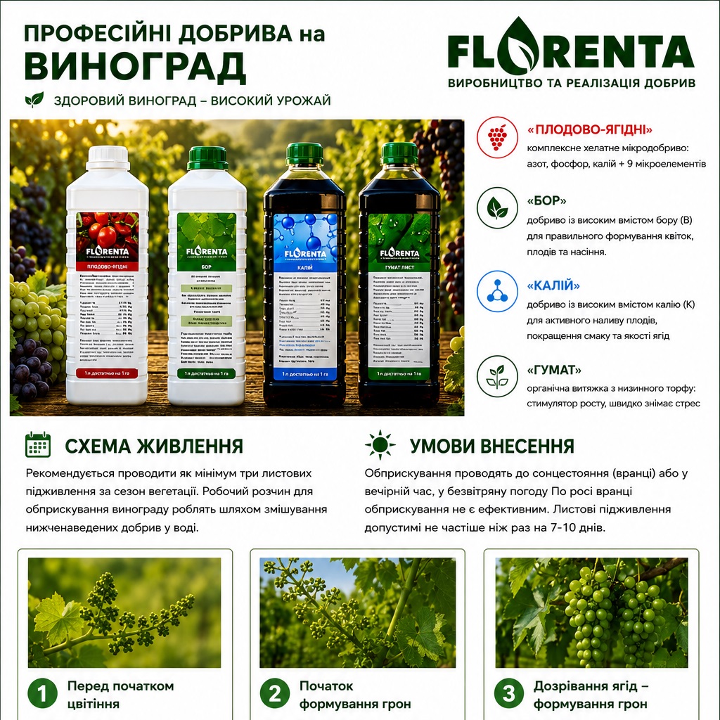 FLORENTA — Комплекс для винограду